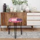 Kit 03 Puffs Banqueta Alta Bita Industrial Sala Penteadeira P