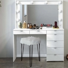 Kit 03 Puffs Banqueta Alta Bita Industrial Sala Penteadeira P