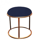 Kit 03 Puffs Banqueta Malta Decorativo Sala Aramado Bronze Co