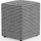 Kit 03 Puffs Quadrado Decorativo L02 Pied Poule - Lyam Decor