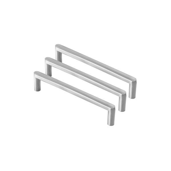 Kit 03 - Puxador Para Móvel Alça Sobrepor 128 Mm Zamac (carta