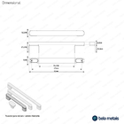 Kit 03 - Puxador Para Móvel Alça Sobrepor 128 Mm Zamac (memph