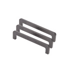 Kit 03 - Puxador Para Móvel Alça Sobrepor 128 Mm Zamac (petra