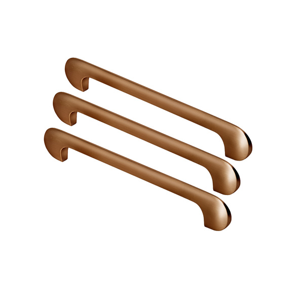 Kit 03 - Puxador Para Móvel Alça Sobrepor 128 Mm Zamac (pompe