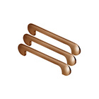 Kit 03 - Puxador Para Móvel Alça Sobrepor 128 Mm Zamac (pompe