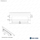 Kit 03 - Puxador Para Móvel Alça Sobrepor 160 Mm Zamac (pompe