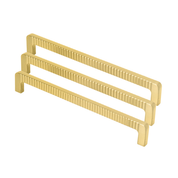 Kit 03 - Puxador Para Móvel Alça Sobrepor 192 Mm Zamac (petra