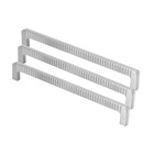 Kit 03 - Puxador Para Móvel Alça Sobrepor 192 Mm Zamac (petra