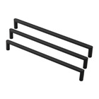 Kit 03 - Puxador Para Móvel Alça Sobrepor 224 Mm Zamac (carta