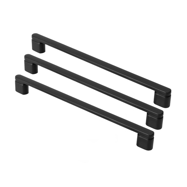 Kit 03 - Puxador Para Móvel Alça Sobrepor 224 Mm Zamac (memph