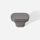 Kit 03 - Puxador Para Móvel Ponto Zamac (memphis Grafite Fosc