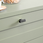 Kit 03 - Puxador Para Móvel Ponto Zamac (petra Grafite Fosco)