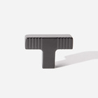 Kit 03 - Puxador Para Móvel Ponto Zamac (petra Grafite Fosco)