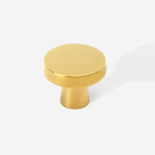 Kit 03 - Puxador Para Móvel Ponto Zamac (pompeia Dourado)