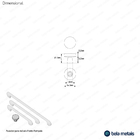 Kit 03 - Puxador Para Móvel Ponto Zamac (pompeia Rosé Gold)