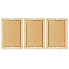 Kit 03 Quadros 10x15cm Moldura:betume