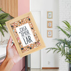 Kit 03 Quadros 10x15cm Moldura:pinus