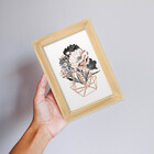 Kit 03 Quadros 10x15cm Moldura:pinus