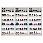 Kit 03 Sapateiras Multiuso Barcelona Branco L06 - D'rossi