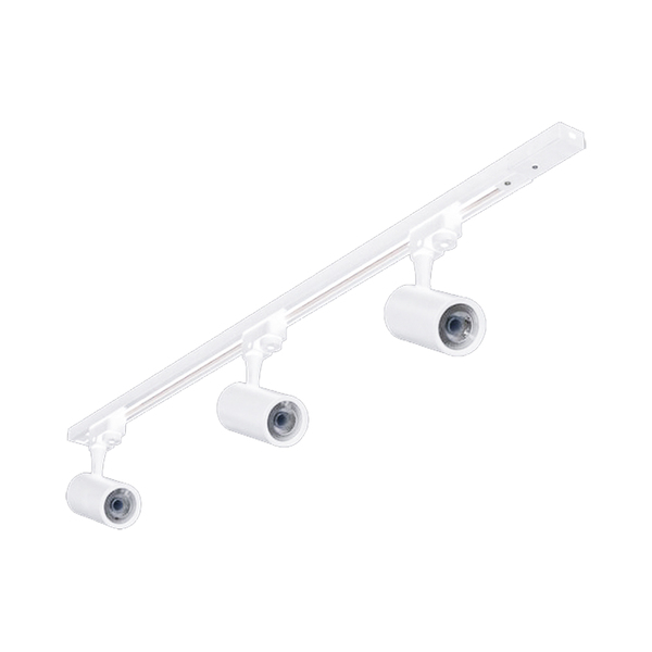 Kit 03 Spots Led Com Trilho E Emenda Branco 10w 4000k Bivolt