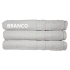 Kit 03 Toalhas De Banho Grossa Lisboa 100% Algodão 430g/m² Fe