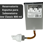 Kit 03 Und Reservatório Saboneteira 800ml Espuma Valvula Nobre