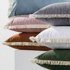 Kit 04 Almofadas Cheias Nature 60cm X 30cm - Celeste