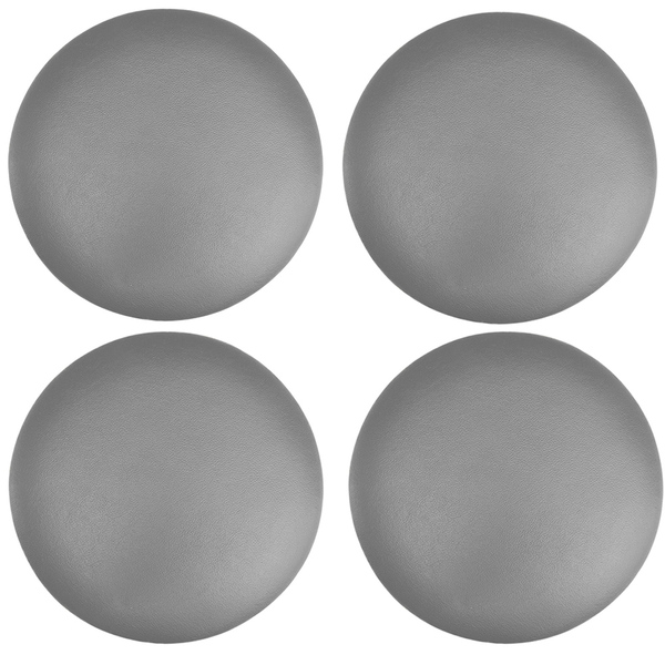 Kit 04 Assentos Redondo Banqueta Cadeira Estofados Poltronas