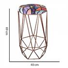 Kit 04 Banqueta Alta Aramado Liz Hexágono Romero Brito