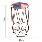 Kit 04 Banqueta Alta Aramado Liz Hexágono Triângulo Colorido