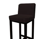 Kit 04 Banqueta Alta Com Encosto Aila Cozinha Balcão Bistrô B