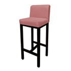 Kit 04 Banqueta Alta Com Encosto Aila Cozinha Balcão Bistrô B