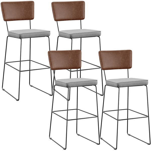 Kit 04 Banqueta Alta Cozinha Sala Jantar Allana L02 Couríssim