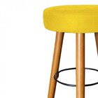 Kit 04 Banqueta Alta Lia Para Cozinha Bar Balcão Bistrô Pé Pa