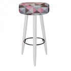 Kit 04 Banqueta Alta Lia Para Cozinha Bar Balcão Bistrô Pé Pa