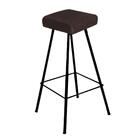 Kit 04 Banqueta Alta Lira Eiffel Preto Marrom