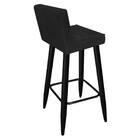 Kit 04 Banqueta Alta Lucy Com Encosto Cozinha Bar Balcão Bist