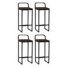 Kit 04 Banqueta Alta Luffi Com Encosto Cozinha Bar Balcão Bis