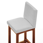 Kit 04 Banqueta Alta Para Cozinha Sala De Jantar Fixa Alya L0