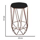 Kit 04 Banqueta Bronze Preto