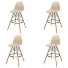 Kit 04 Banqueta Eiffel - Bege Bege