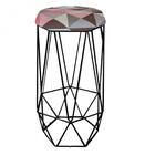 Kit 04 Banqueta Preto Triângulo Rose