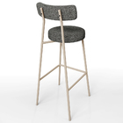 Kit 04 Banquetas Alta Bar Cozinha Sala De Jantar Aço Milão Ar