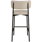 Kit 04 Banquetas Alta Bar Cozinha Sala De Jantar Aço Preto Ka