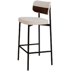 Kit 04 Banquetas Alta Bar Cozinha Sala De Jantar Aço Preto Ka