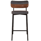 Kit 04 Banquetas Alta Bar Cozinha Sala De Jantar Aço Preto Ka