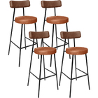 Kit 04 Banquetas Alta Bar Cozinha Sala De Jantar Milão L02 Co