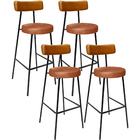 Kit 04 Banquetas Alta Bar Cozinha Sala De Jantar Milão L02 Co