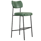 Kit 04 Banquetas Alta Bar Cozinha Sala De Jantar Preto Elira