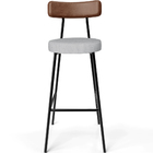 Kit 04 Banquetas Alta Bar Cozinha Sala Jantar Milão L02 Courí